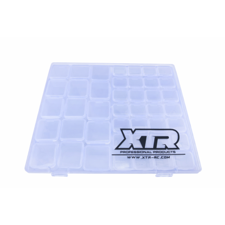 Caja almacenaje Pro Xtr Racing 211x175x27 mm 15+28 compartimentos