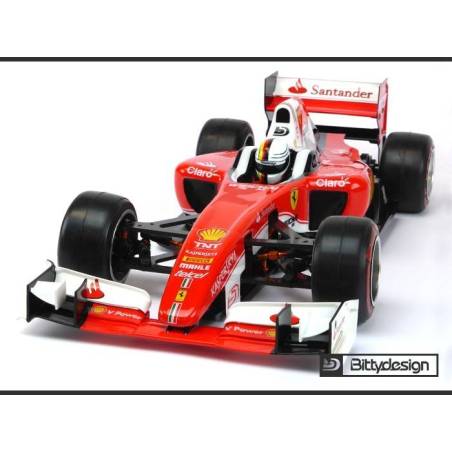 Carrocería F1 Type-6C 1/10 Ligera Bittydesign