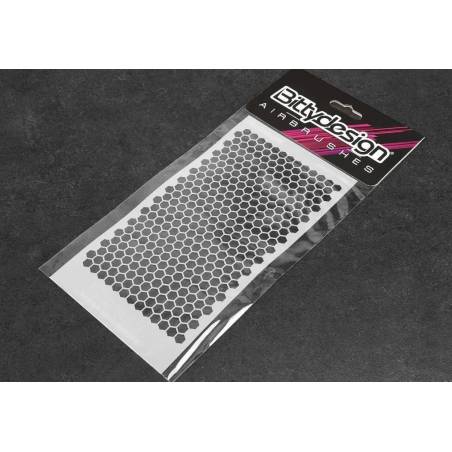 Plantilla de Vinilo Honeycomb V1 Pequeña Bittydesign