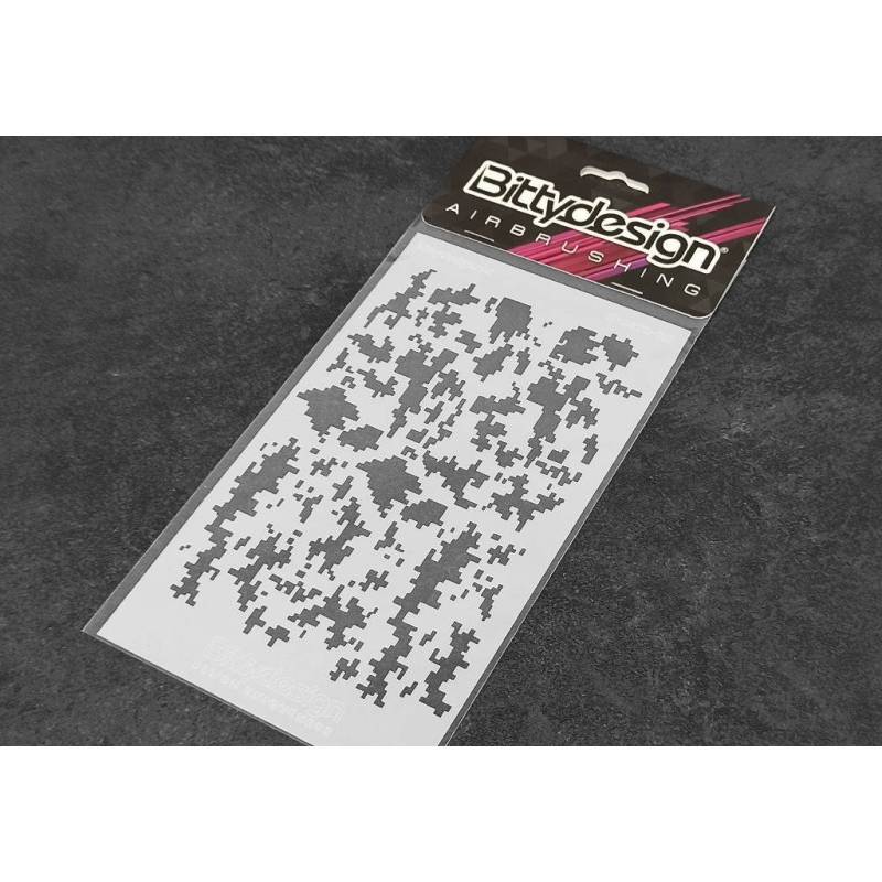 Plantilla de Vinilo Camo Digi Bittydesign