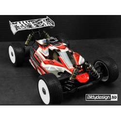 Carrocería Bittydesign Vision S35-3 Nitro Transparente Precortada 1/8 Buggy SWORKz