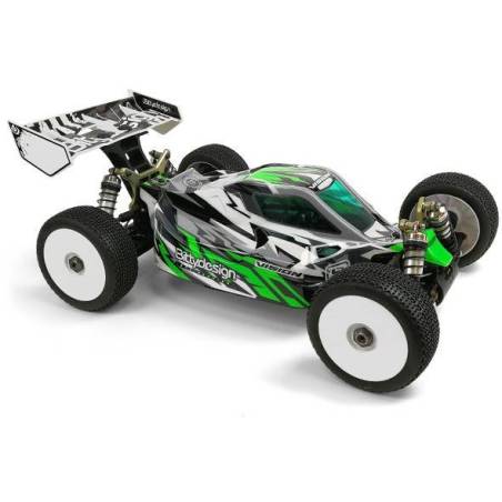 Carrocería Bittydesign Vision MP10e Eléctrico Transparente Precortada 1/8 Buggy Kyosho