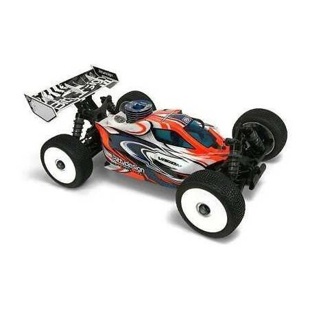 Carrocería Bittydesign Vision NB48 2.0 Nitro Transparente Precortada 1/8 Buggy Tekno