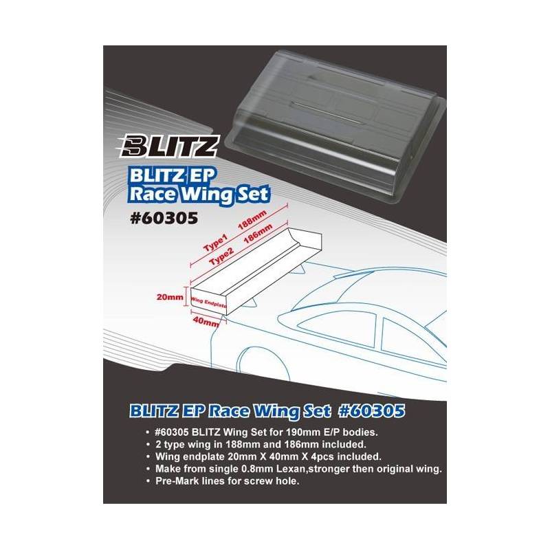 Alerones Blitz 1/10 Eléctrico. Referencia 60305.