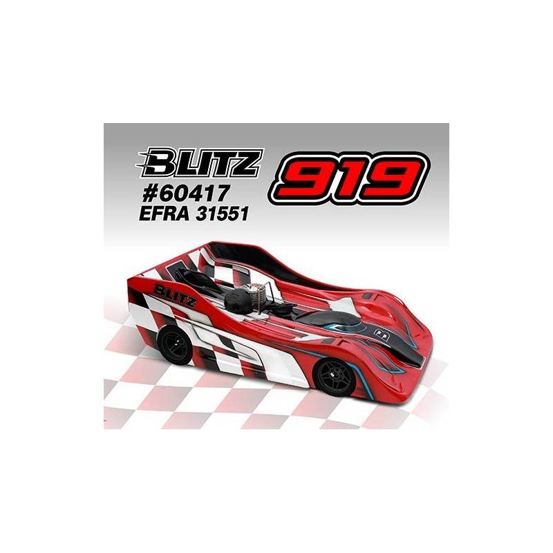 Carrocería Blitz 919 Regular 1/8 On Road. Referencia 60417-10.