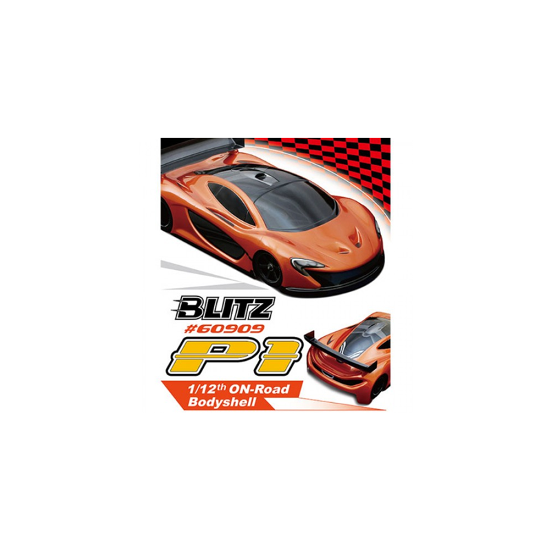 Carrocería Blitz P1 1/12 On Road 0.8mm. Referencia 60909.