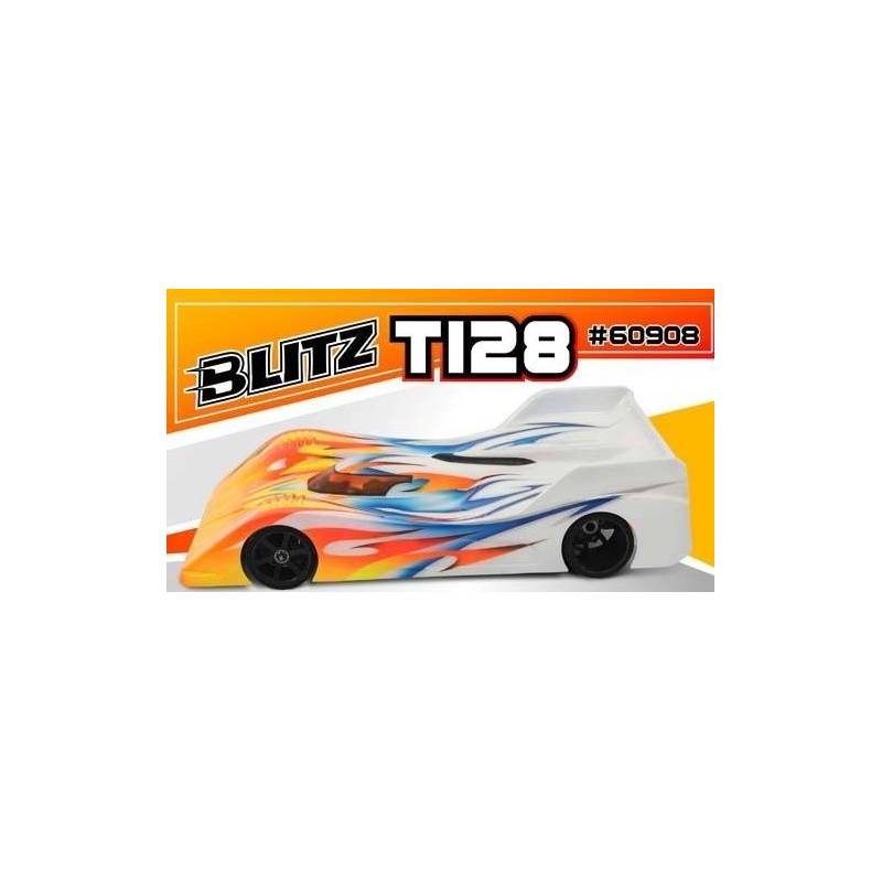 Carrocería Blitz T128 1/12 On Road 0.8mm. Referencia 60908-07.