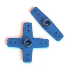 Servo horns Futaba/Savox azules Fastrax. Referencia FAST13B.