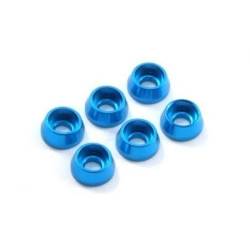 Arandela M3 tornillo cilíndrico azul Fastrax. Referencia FAST143.