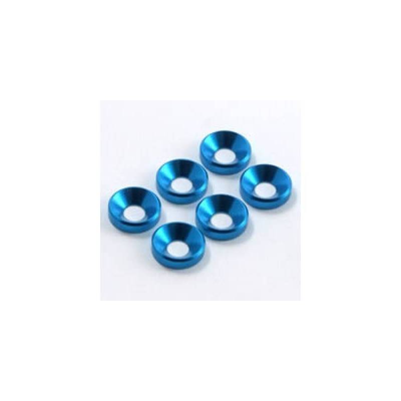 Arandelas cónicas M4 azules Fastrax. Referencia FAST145.