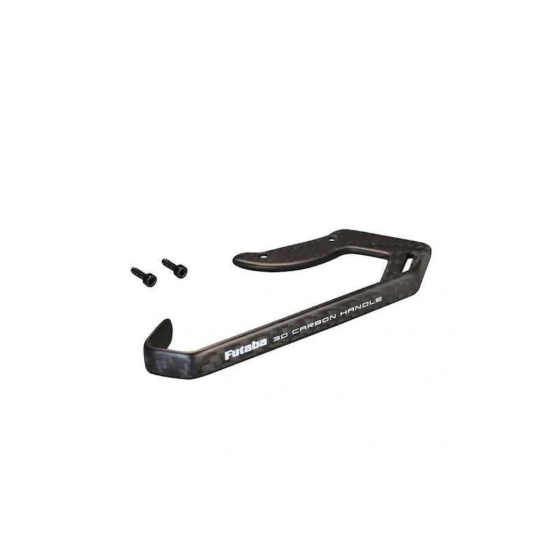 Soporte carbono Futaba T10PX. Referencia 1001929.