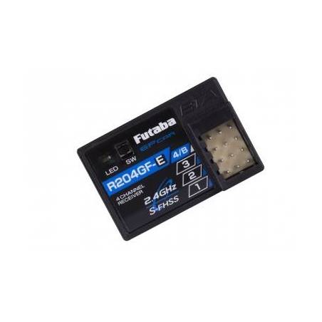 Receptor Futaba R204GF-E S-FHSS FHSS 4 canales. Referencia 1000501.