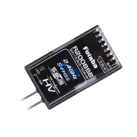 Receptor Futaba R2008SB S-FHSS FHSS 8 canales. Referencia 1000675.