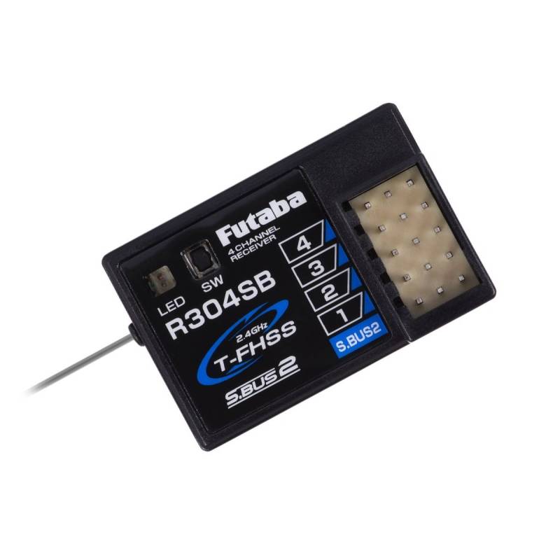Receptor Futaba R304SB T-FHSS 4 canales. Referencia 1000502.
