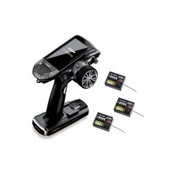 Emisora Futaba 10PX con 3 receptores R404SBS. Referencia 01000047S.