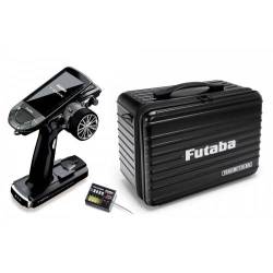 Emisora Futaba 10PX con receptor R404SBS y maleta Futaba. Referencia 01000047V.