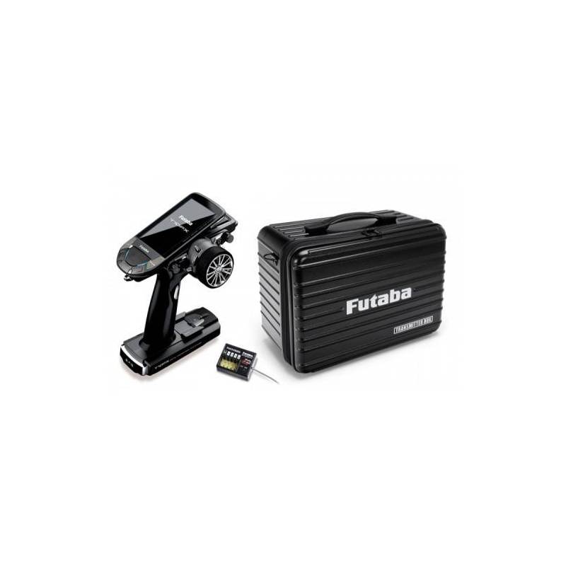 Emisora Futaba 10PX con receptor R404SBS y maleta Futaba. Referencia 01000047V.