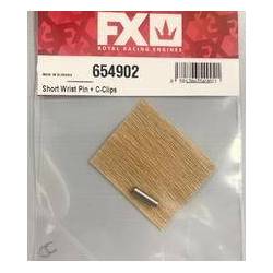 Pin de muñeca corto con clips C FX Engines. Referencia 654902