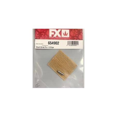 Pin de muñeca corto con clips C FX Engines. Referencia 654902