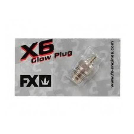 Bujía glow FX Engines X6 pack 12. Referencia 655806
