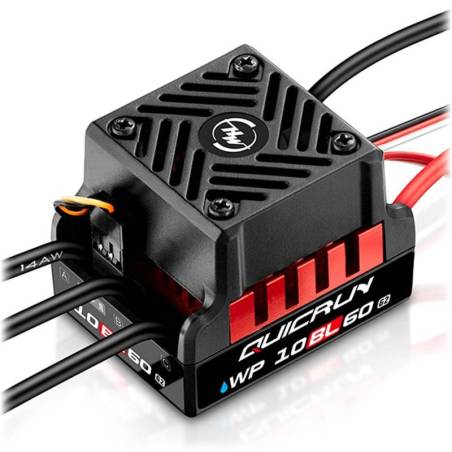 Variador Hobbywing Quicrun WP10BL60 G2 Brushless 60A 1/10. Referencia 30107300