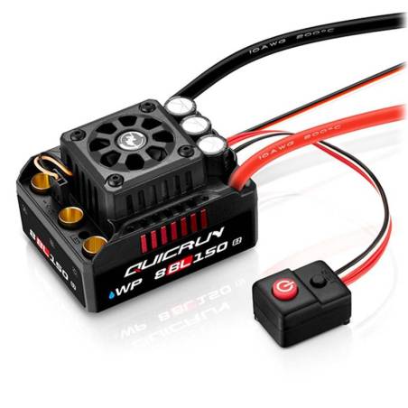 Variador Hobbywing Quicrun WP8BL150 G2 150A 1/8. Referencia 30109003