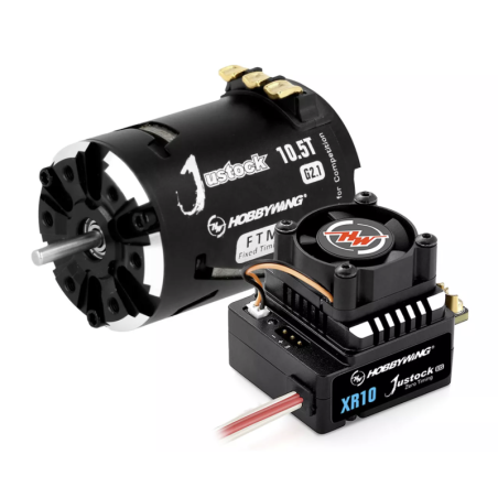 Combo Hobbywing XR10 G3S 10.5T. Referencia 38020370