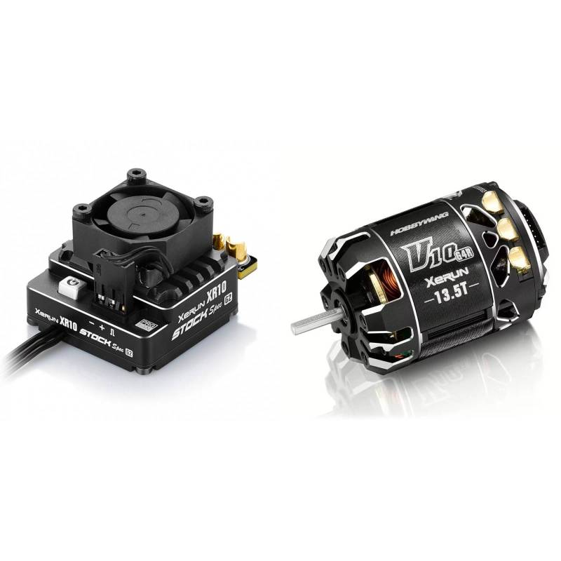 Combo Hobbywing Pro Stock 100A G2 G4R 13.5. Referencia HWIBERICO01