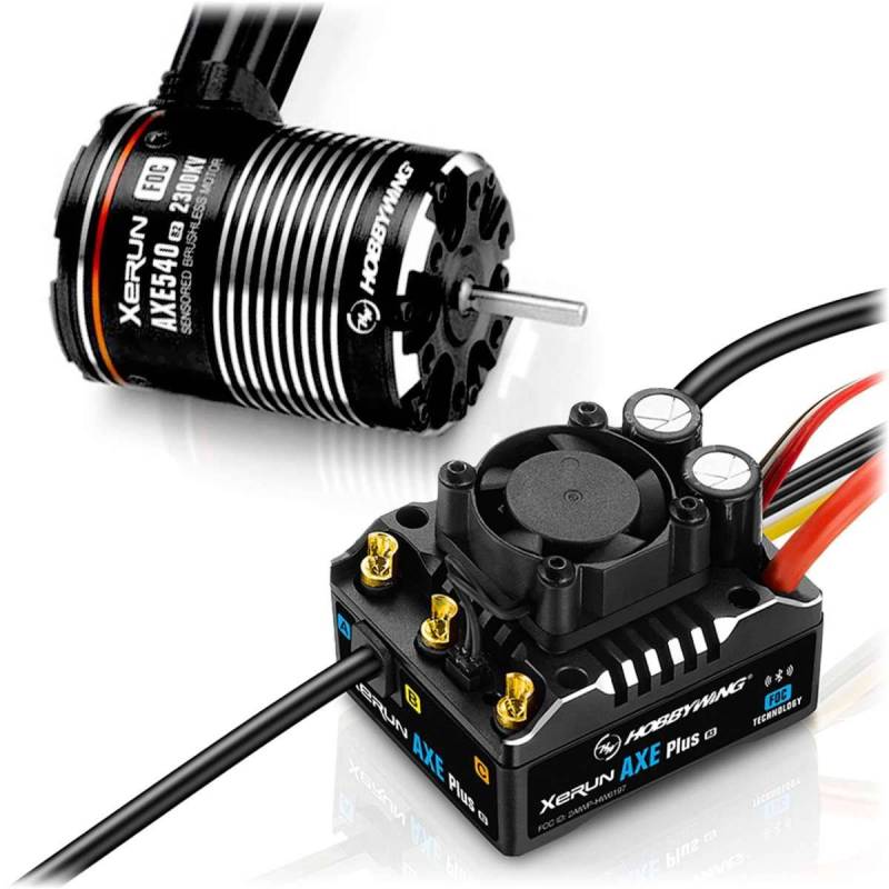 Combo Hobbywing Axe Plus R3 540L 2300kV. Referencia 38020387