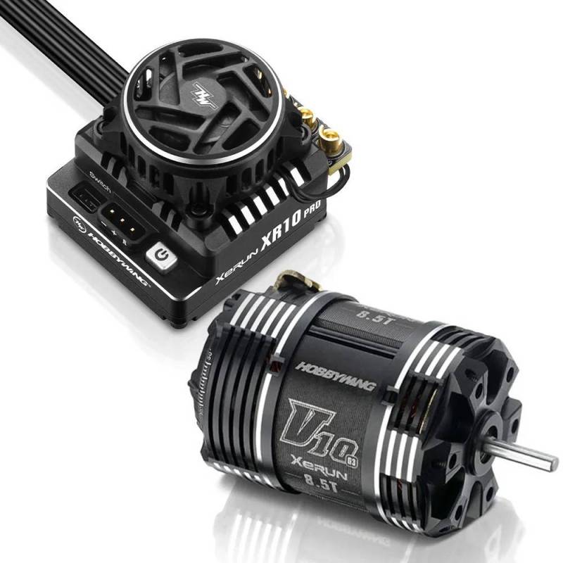 Combo Hobbywing XR10 Pro G3 V10 4.5T. Referencia 38020445