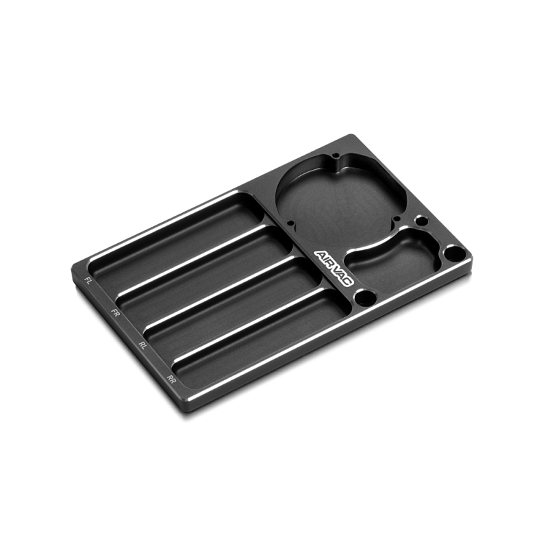 Bandeja de aluminio para bomba de vacío de aire HUDY. Referencia 104010.