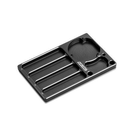 Bandeja de aluminio para bomba de vacío de aire HUDY. Referencia 104010.