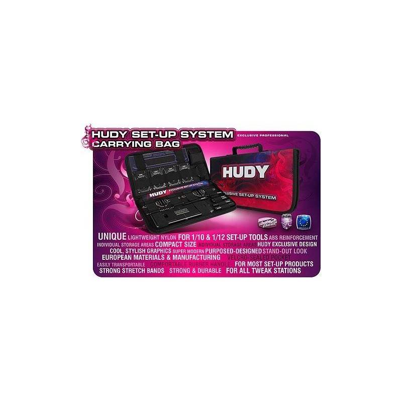 Maleta mesa reglajes 1/10 Touring 1/10 y 1/12 Pan Cars HUDY. Referencia 199221.