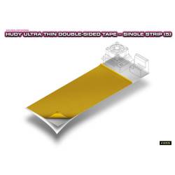 Cinta doble cara fina en tiras (5) HUDY. Referencia 107876.