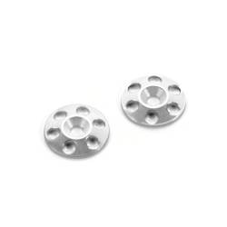 Arandelas aluminio alerón Off-Road (2) HUDY. Referencia 293561.
