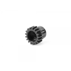 Piñón aluminio ultra ligero hard coated 17D / 48P HUDY. Referencia 294017.