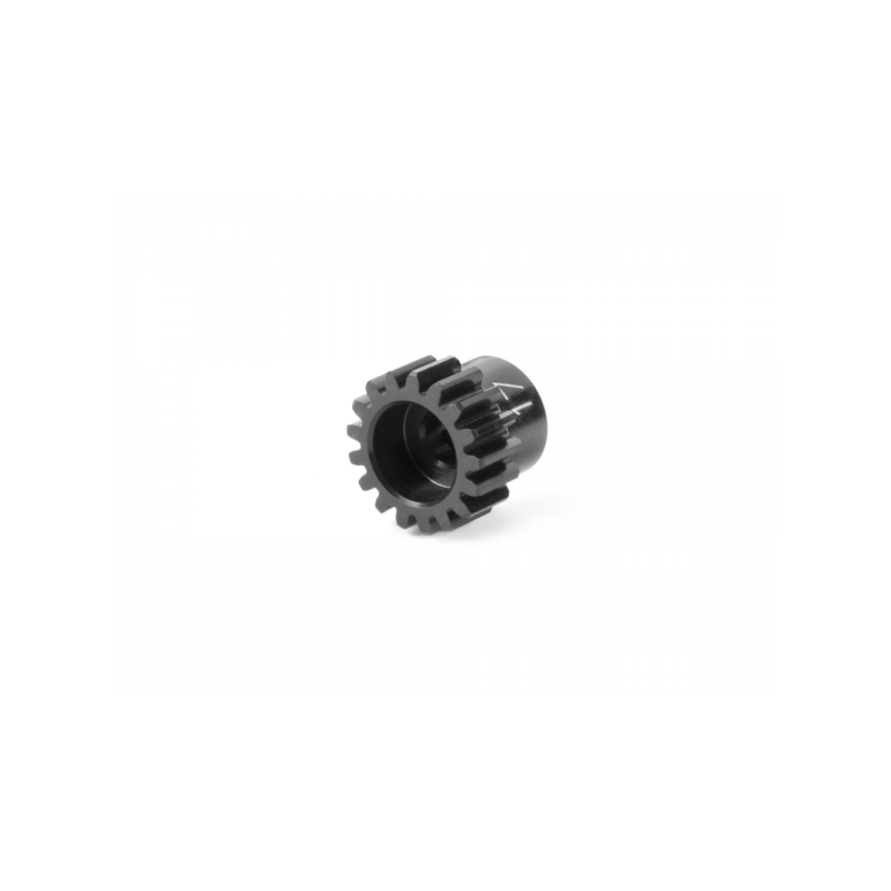 Piñón aluminio ultra ligero hard coated 18D / 48P HUDY. Referencia 294018.