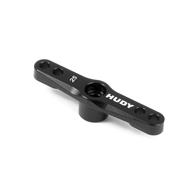 Horn servo aluminio acelerador/freno Futaba 25T V2 HUDY. Referencia 293506.