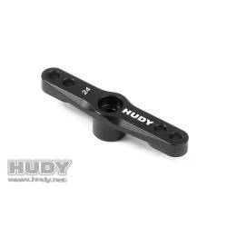 Horn servo aluminio acelerador/freno Hitec 24T HUDY. Referencia 293505.