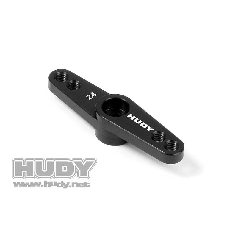Horn servo aluminio acelerador/freno Hitec HUDY. Referencia 293495.