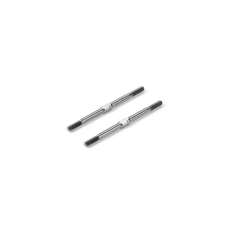 Tirante titanio M3 55 mm L/R HUDY. Referencia 992355.