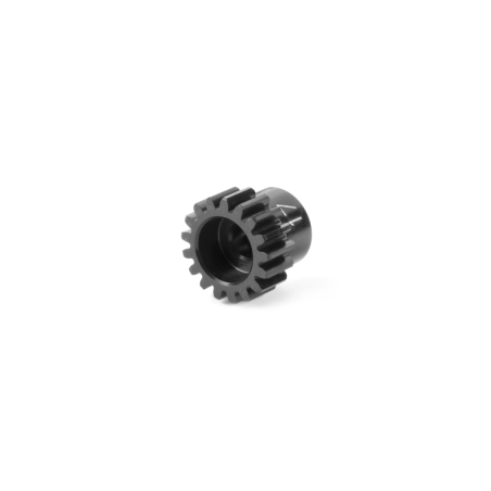 Piñón aluminio hard coated 18T / 32P módulo 0.8 HUDY. Referencia 294258.