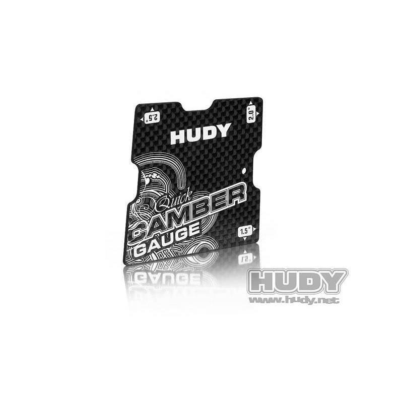 Medidor caída carbono 1/10 Touring 1.5-2-2.5 HUDY. Referencia 107750.