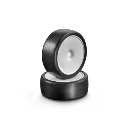 Ruedas 1/10 TC moqueta C3-28 (4) HUDY. Referencia 803053.