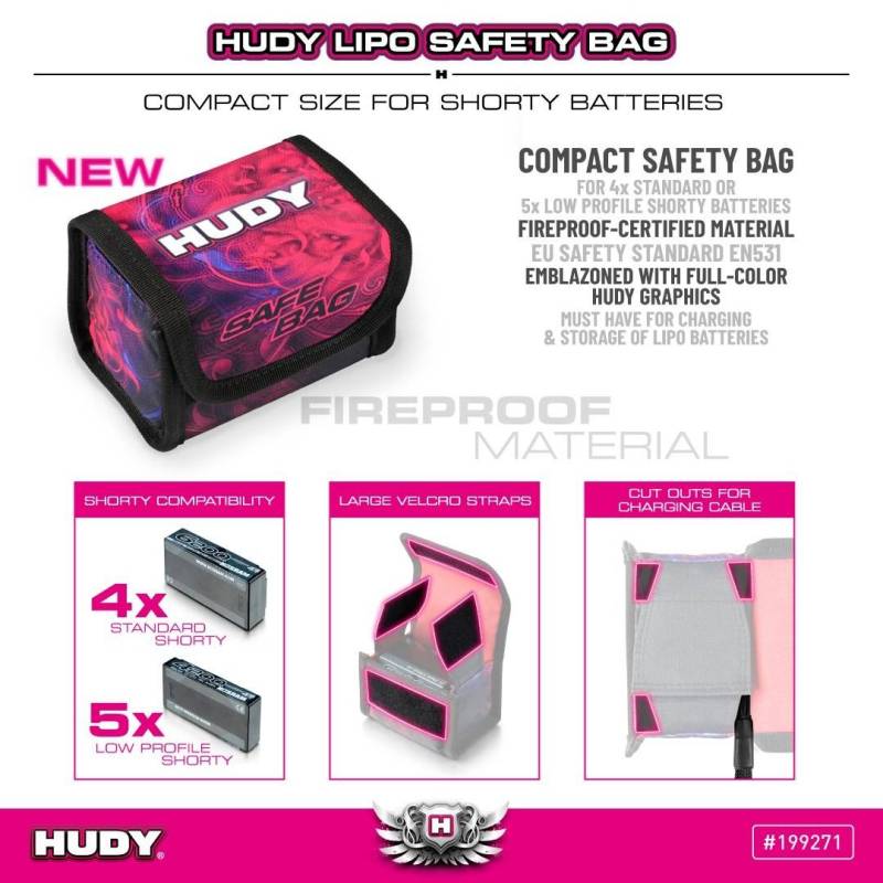 Bolsa para LiPos compact HUDY. Referencia 199271.