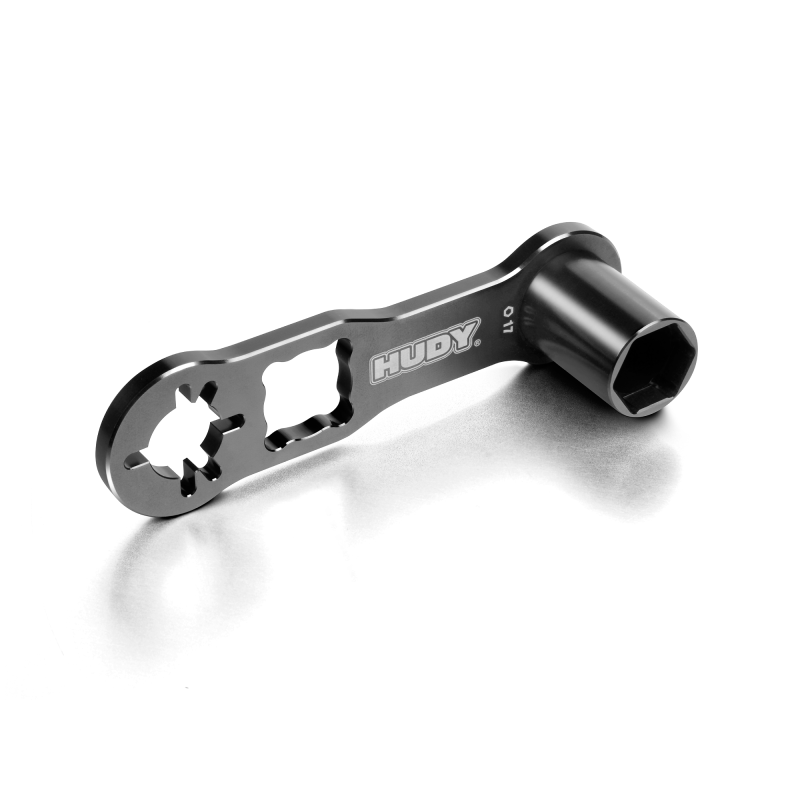 Llave ruedas volante inercia 1/8 Buggy GT HUDY. Referencia 182016.