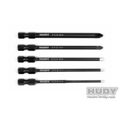 Set puntas taladro (5) HUDY. Referencia 190070.
