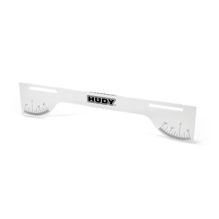 Upside measure plate 1/8 Off-Road HUDY. Referencia 108840.