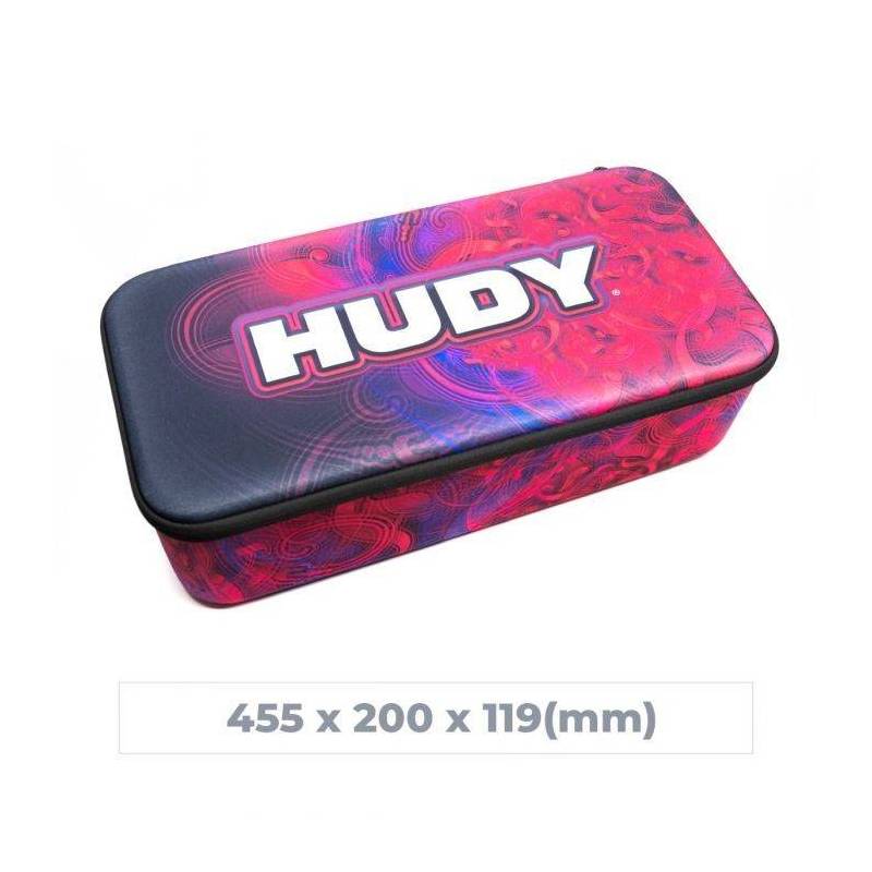 Maleta rígida 455x200x119 mm 1/10 Formula HUDY. Referencia 199182-H.