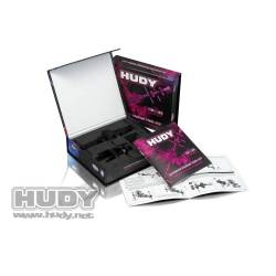 Kit herramientas para motor .21 HUDY. Referencia 107051.